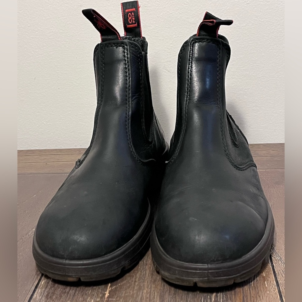 Redback Black Leather Chelsea Boots Mens US size 9.5 - Picture 2 of 12